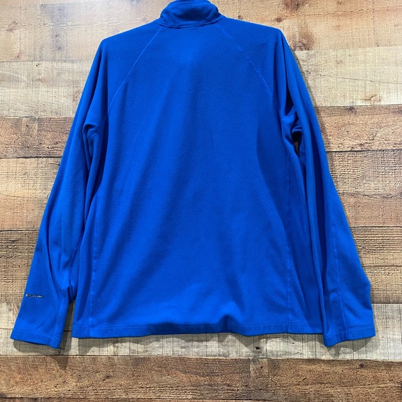 The North Face Long Sleeve Blue 1/2 Zip Fleece Pullover Size Large - Picture 3 of 6